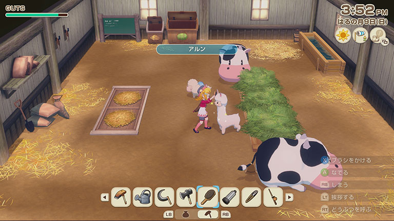 ブラシがけ