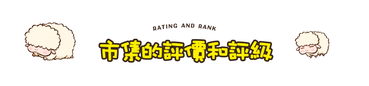 市集的評價和評級
