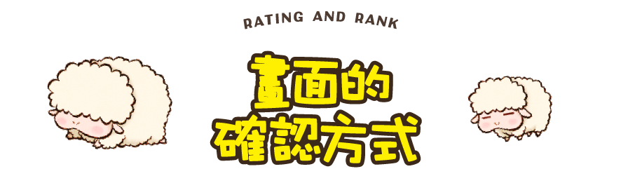 畫面的確認方式