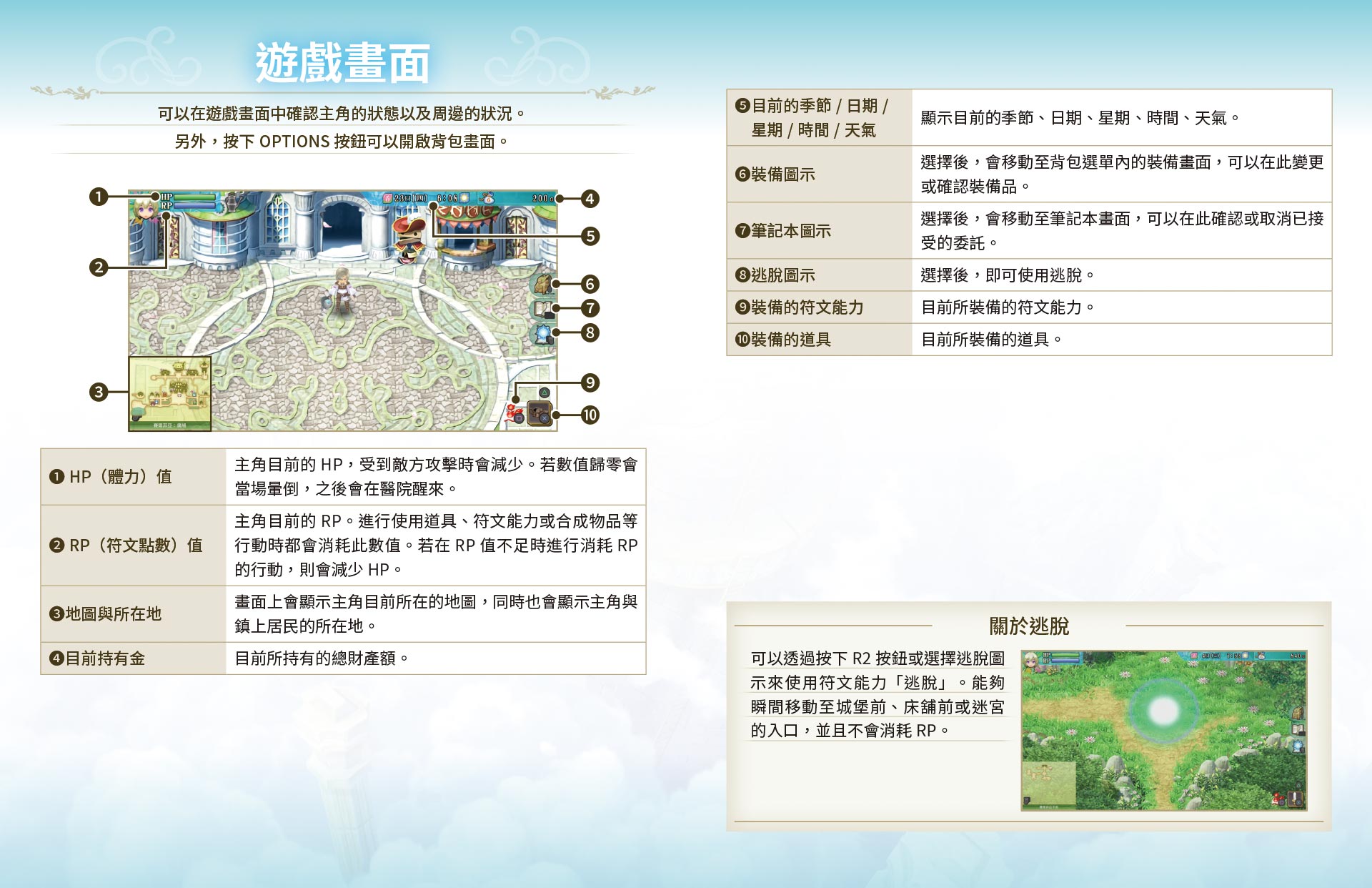 遊戲畫面
