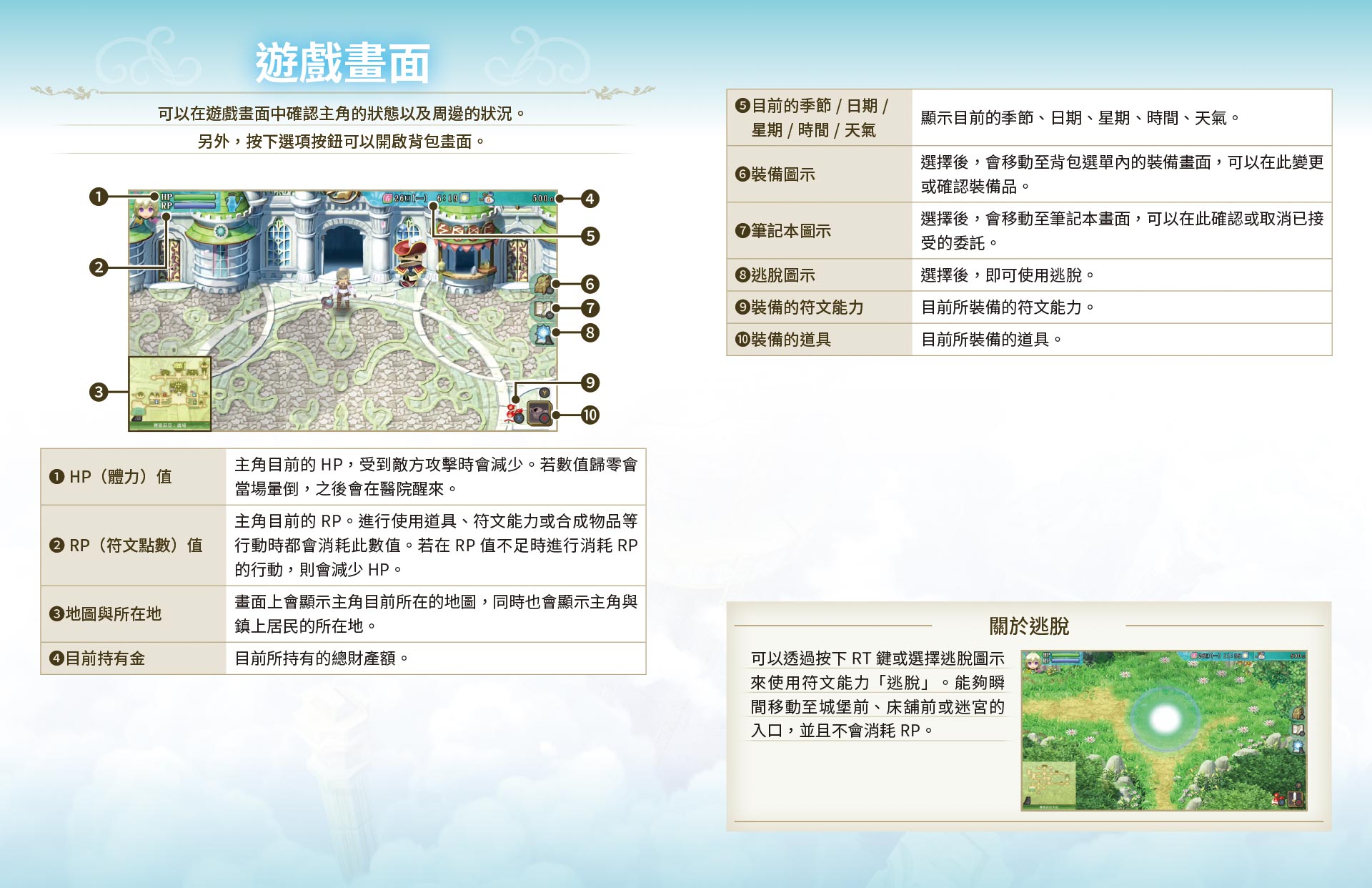 遊戲畫面