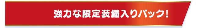 強力な限定装備入りパック！