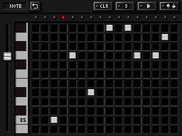 SYN1 SEQ NOTE画面