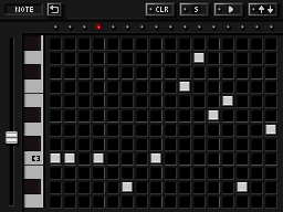 SYN2 SEQ NOTE画面