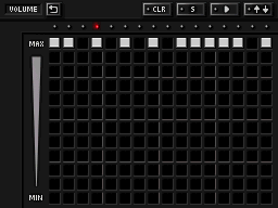 SYN2 SEQ VOLUME画面