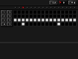 DRUMS SEQ画面