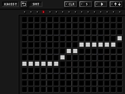 SYN1 EDIT画面 KAOSS Y