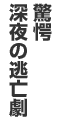 驚愕 深夜の逃亡劇