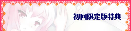 初回限定版特典