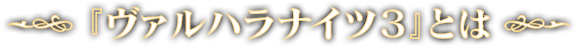 「ヴァルハラナイツ3」とは