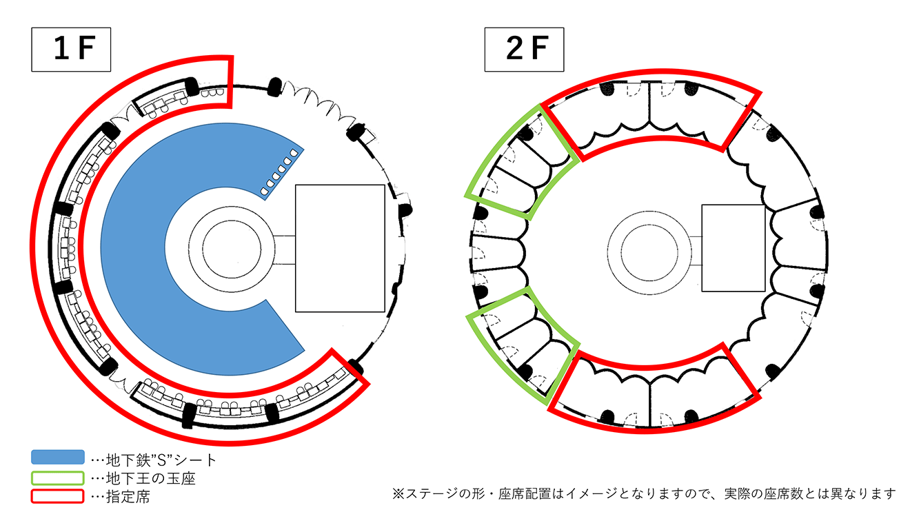 座種エリア表