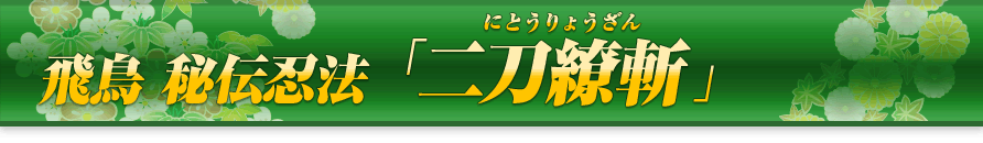 飛鳥 秘伝忍法 「二刀繚斬」