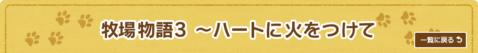 牧場物語3 ~ハートに火をつけて