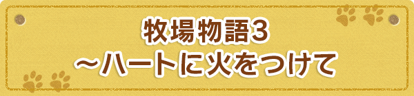 牧場物語3 ~ハートに火をつけて