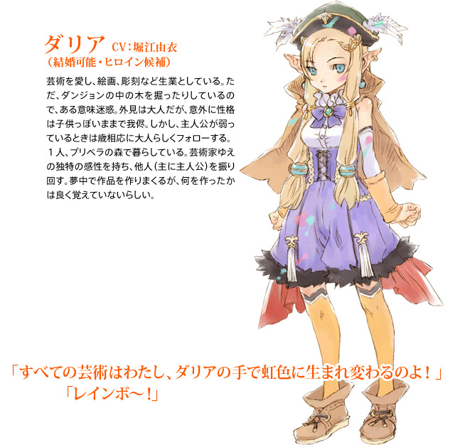 Runefactory 3 キャラクター