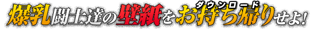 爆乳闘士達の壁紙をお持ち帰りせよ！