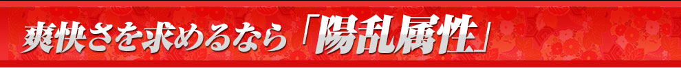 爽快さを求めるなら「陽乱属性」
