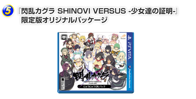 『閃乱カグラ SHINOVI VERSUS -少女達の証明-』限定版オリジナルパッケージ